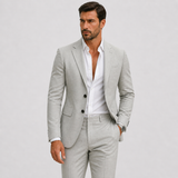 Montvero | Costume en Lin Premium Homme Coupe Élégante