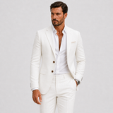 Montvero | Costume en Lin Premium Homme Coupe Élégante