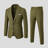 Montvero | Costume en Lin Premium Homme Coupe Élégante
