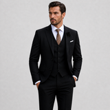 Montvero | Costume Homme Beige Trois Pièces