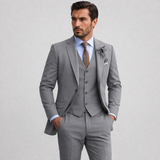 Montvero | Costume Homme Beige Trois Pièces