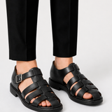 Montvero | Sandales Homme en Cuir à Bride Fermée