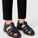 Montvero | Sandales Homme en Cuir à Bride Fermée