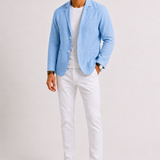 Montvero | Blazer en Lin Homme Élégant Décontracté