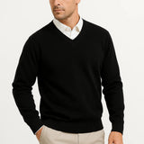 Montvero | Pull Homme Col V en Maille Élégante