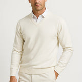 Montvero | Pull Homme Col V en Maille Élégante