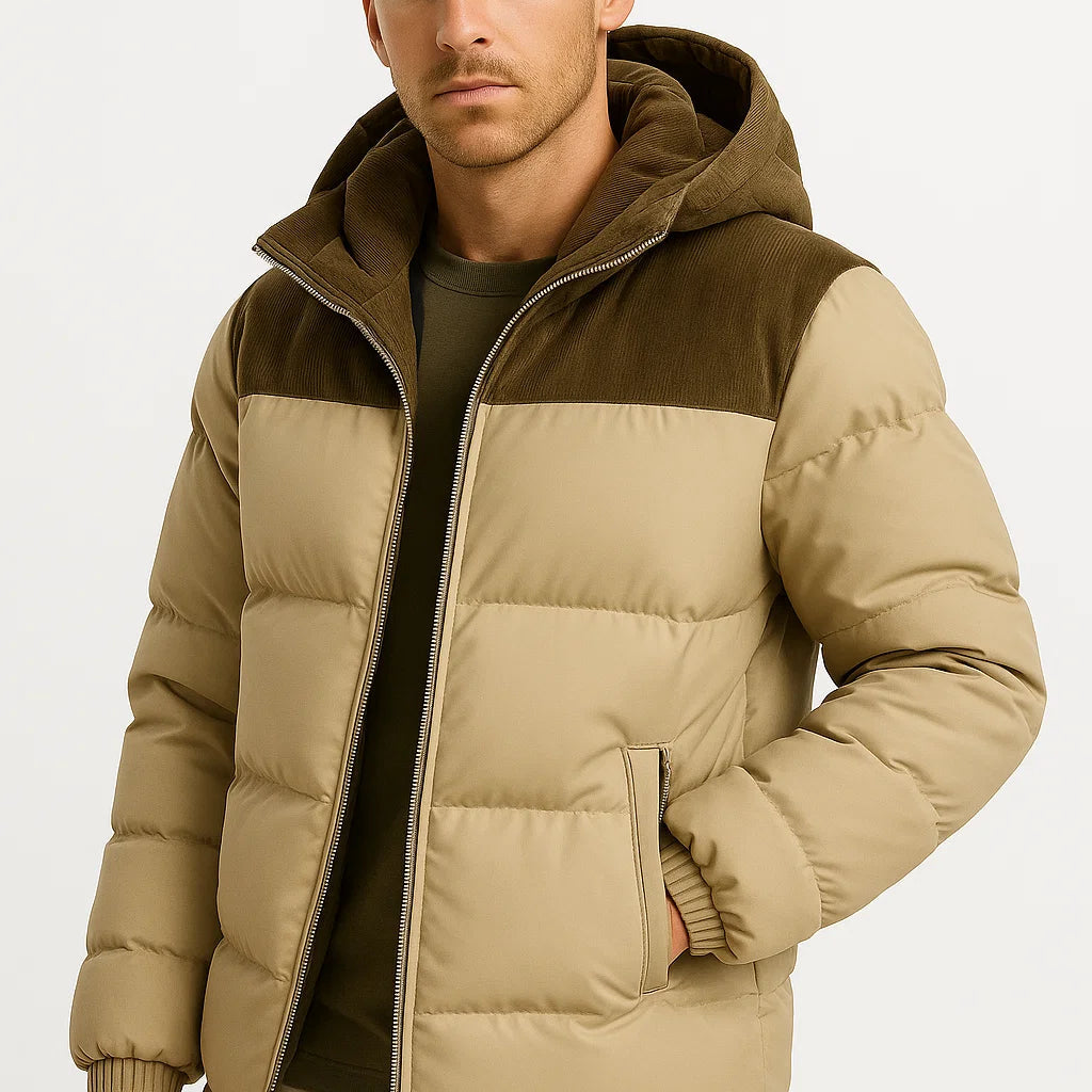 Montvero | Veste Matelassée Légère Homme à Capuche