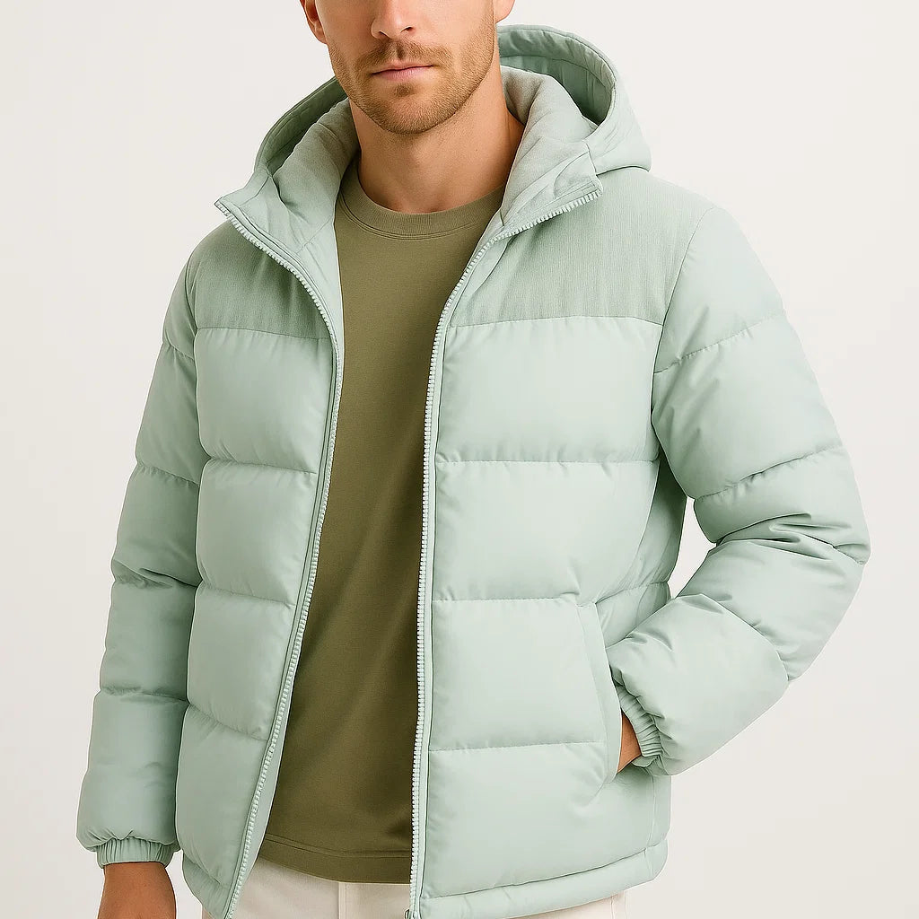 Montvero | Veste Matelassée Légère Homme à Capuche