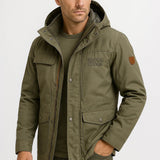 Montvero | Veste Homme Imperméable Isolée à Capuche
