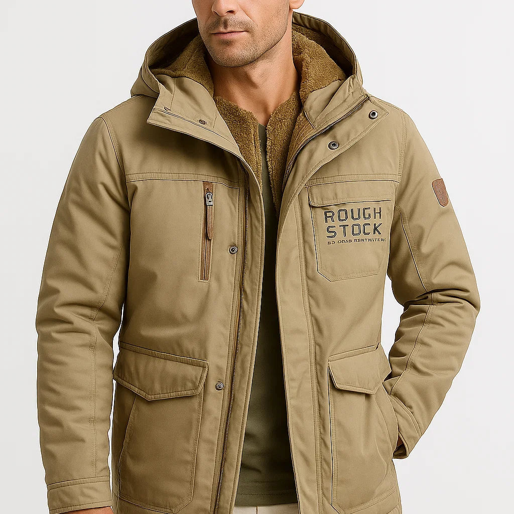 Montvero | Veste Homme Imperméable Isolée à Capuche