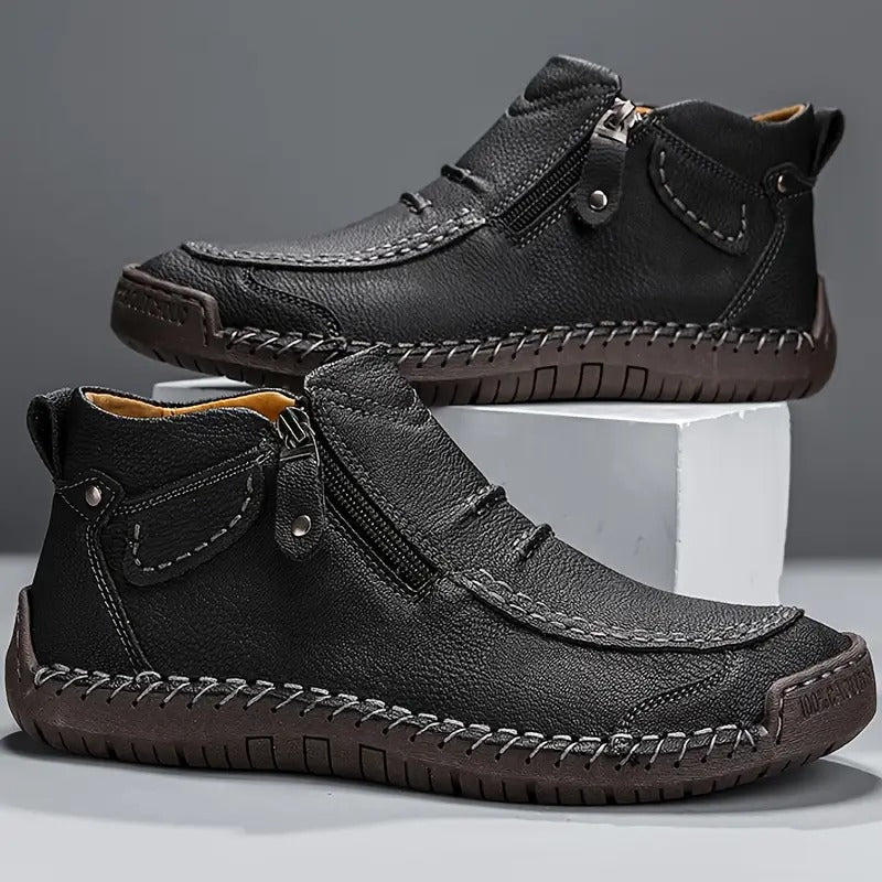 Montvero | Chaussures Orthopédiques Homme Zip Latéral