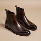 Montvero | Bottines Chelsea en Cuir Confortables pour Homme