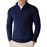 Montvero | Pull Demi-Zip Élégant pour Homme