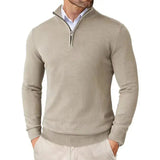 Montvero | Pull Demi-Zip Élégant pour Homme