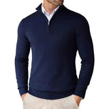 Montvero | Pull Demi-Zip Élégant pour Homme