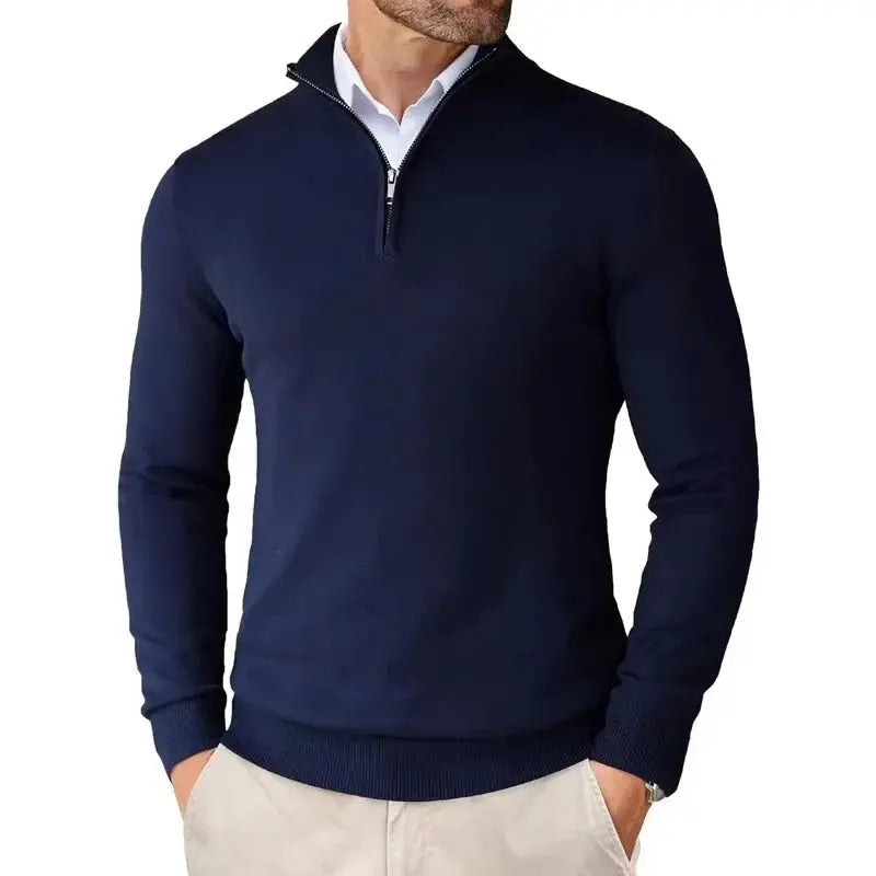 Montvero | Pull Demi-Zip Élégant pour Homme