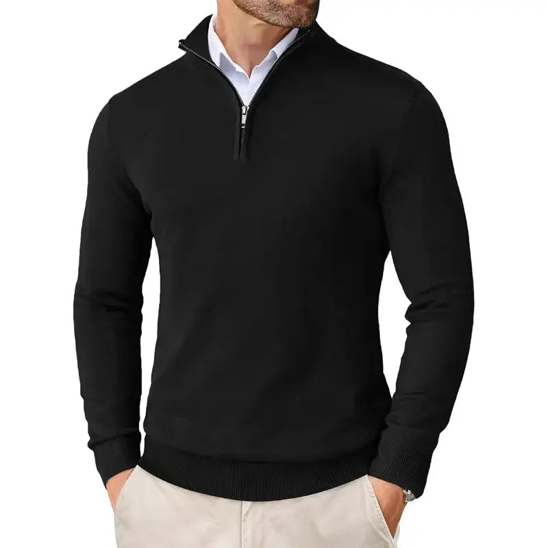 Montvero | Pull Demi-Zip Élégant pour Homme