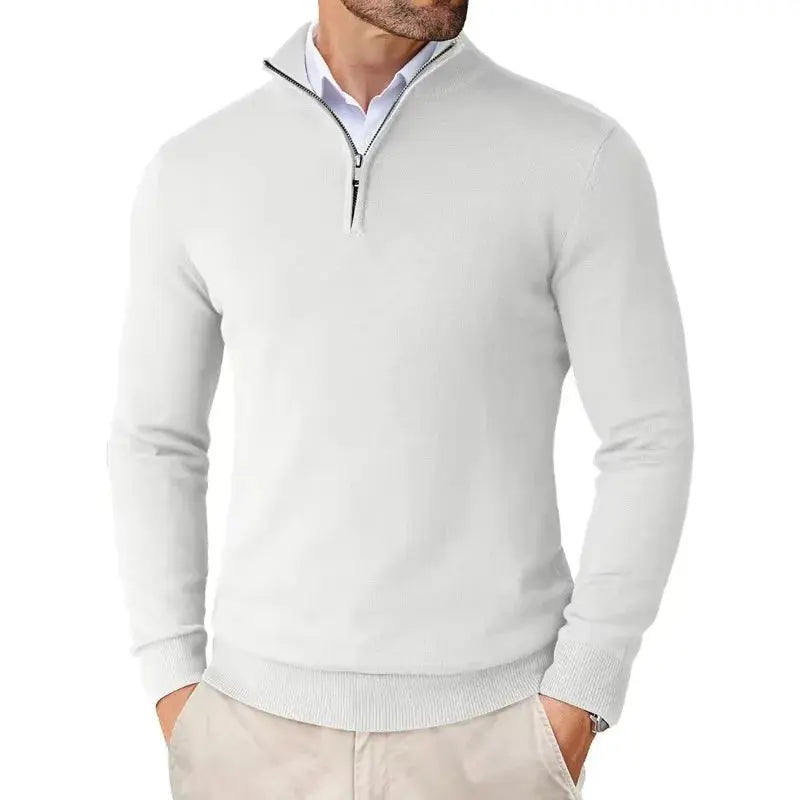 Montvero | Pull Demi-Zip Élégant pour Homme