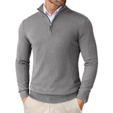 Montvero | Pull Demi-Zip Élégant pour Homme