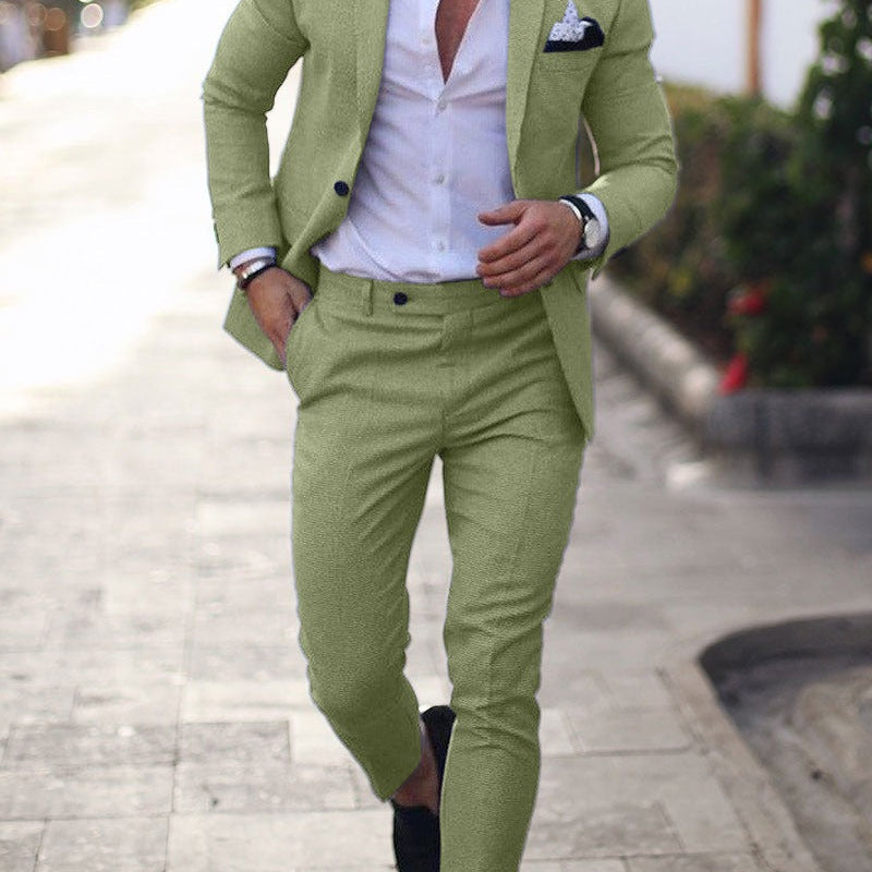 Montvero | Costume en Lin Deux Pièces Premium Homme