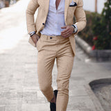 Montvero | Costume en Lin Deux Pièces Premium Homme