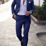 Montvero | Costume en Lin Deux Pièces Premium Homme