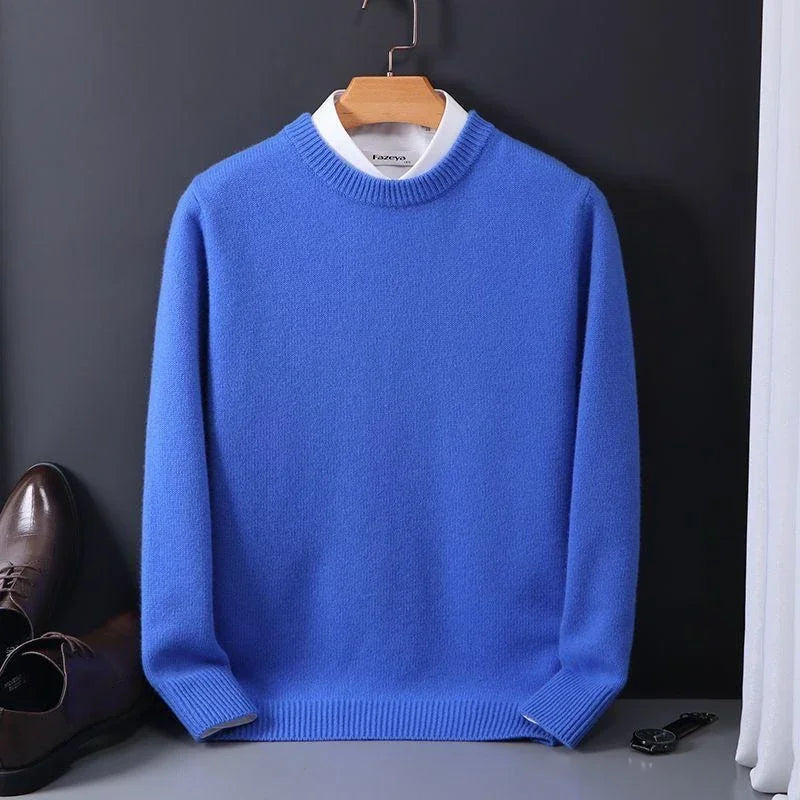 Montvero | Pull Homme Col Rond Cachemire