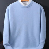 Montvero | Pull Homme Col Rond Cachemire