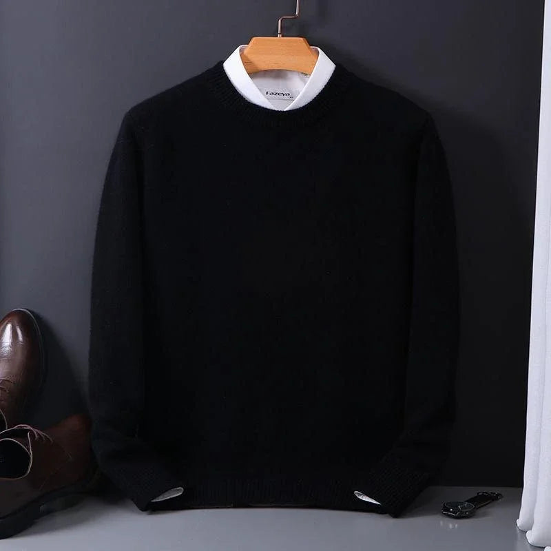 Montvero | Pull Homme Col Rond Cachemire