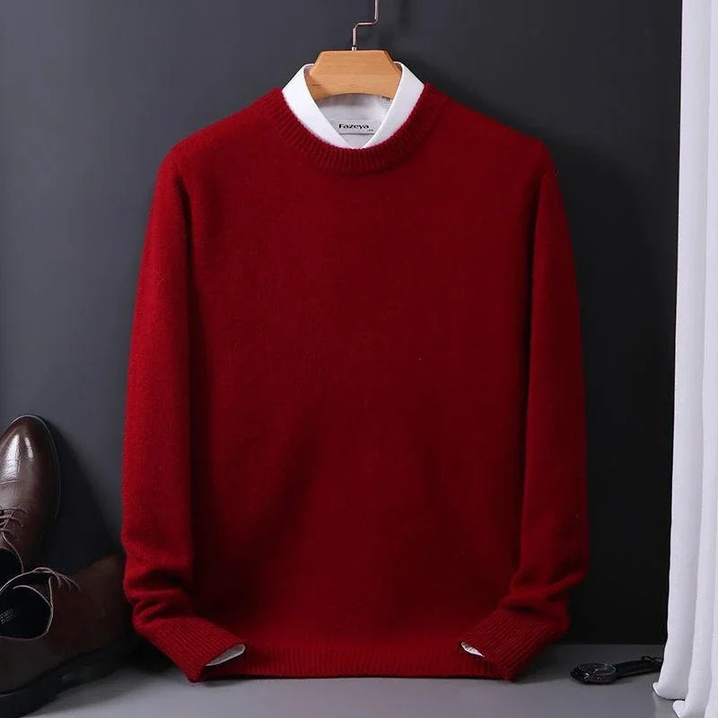 Montvero | Pull Homme Col Rond Cachemire