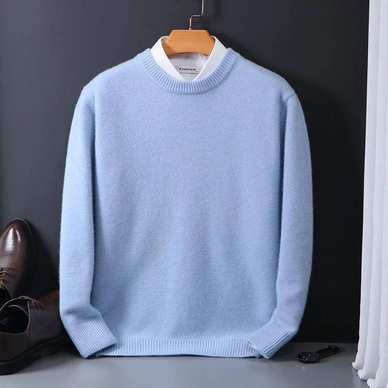 Montvero | Pull Homme Col Rond Cachemire