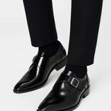 Montvero | Chaussures Habillées Homme à Boucle en Cuir