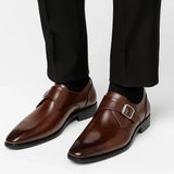 Montvero | Chaussures Habillées Homme à Boucle en Cuir