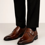 Montvero | Chaussures Habillées Homme à Boucle en Cuir