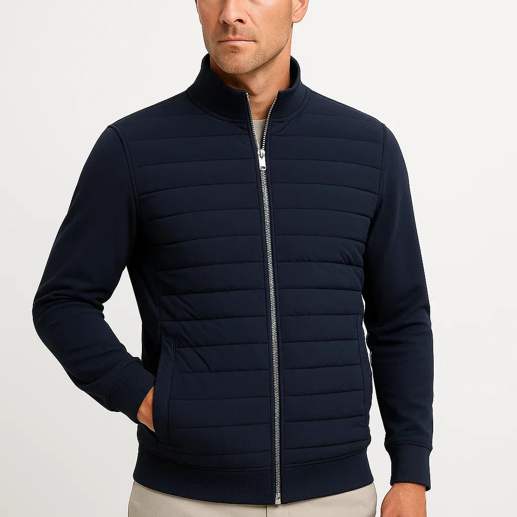 Montvero | Veste Hybride Homme Matelassée avec Manches en Maille