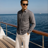 Montvero | Chemise en Lin Homme Coupe Décontractée
