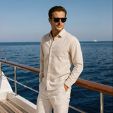 Montvero | Chemise en Lin Homme Coupe Décontractée
