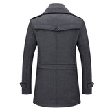 Montvero | Manteau Long Homme Col Montant
