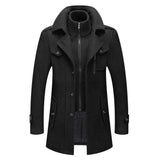 Montvero | Manteau Long Homme Col Montant