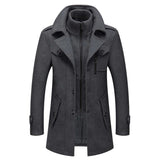 Montvero | Manteau Long Homme Col Montant