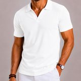 Montvero | Polo Homme Texture Grid à Manches Courtes