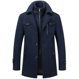 Montvero | Manteau Long Homme Col Montant