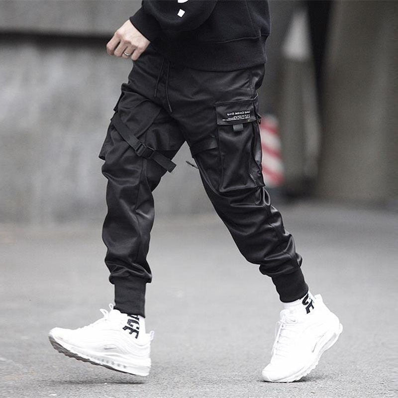 Montvero | Pantalon Cargo Techwear Homme Noir