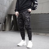 Montvero | Pantalon Cargo Techwear Homme Noir