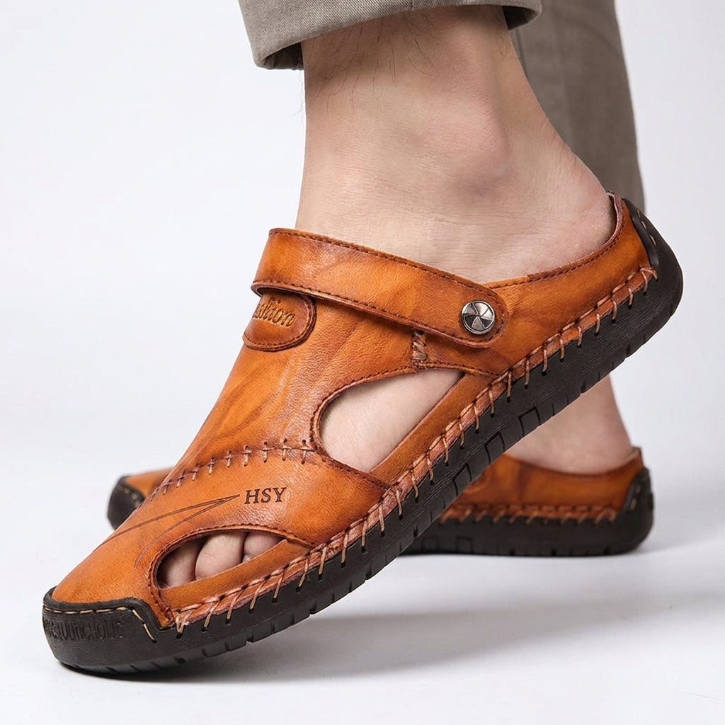 Montvero | Sandales Homme Cuir Confort Été