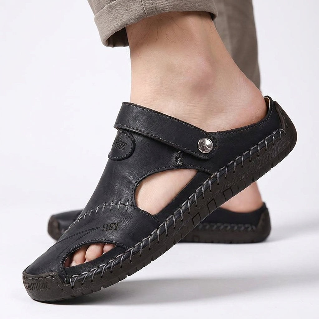 Montvero | Sandales Homme Cuir Confort Été