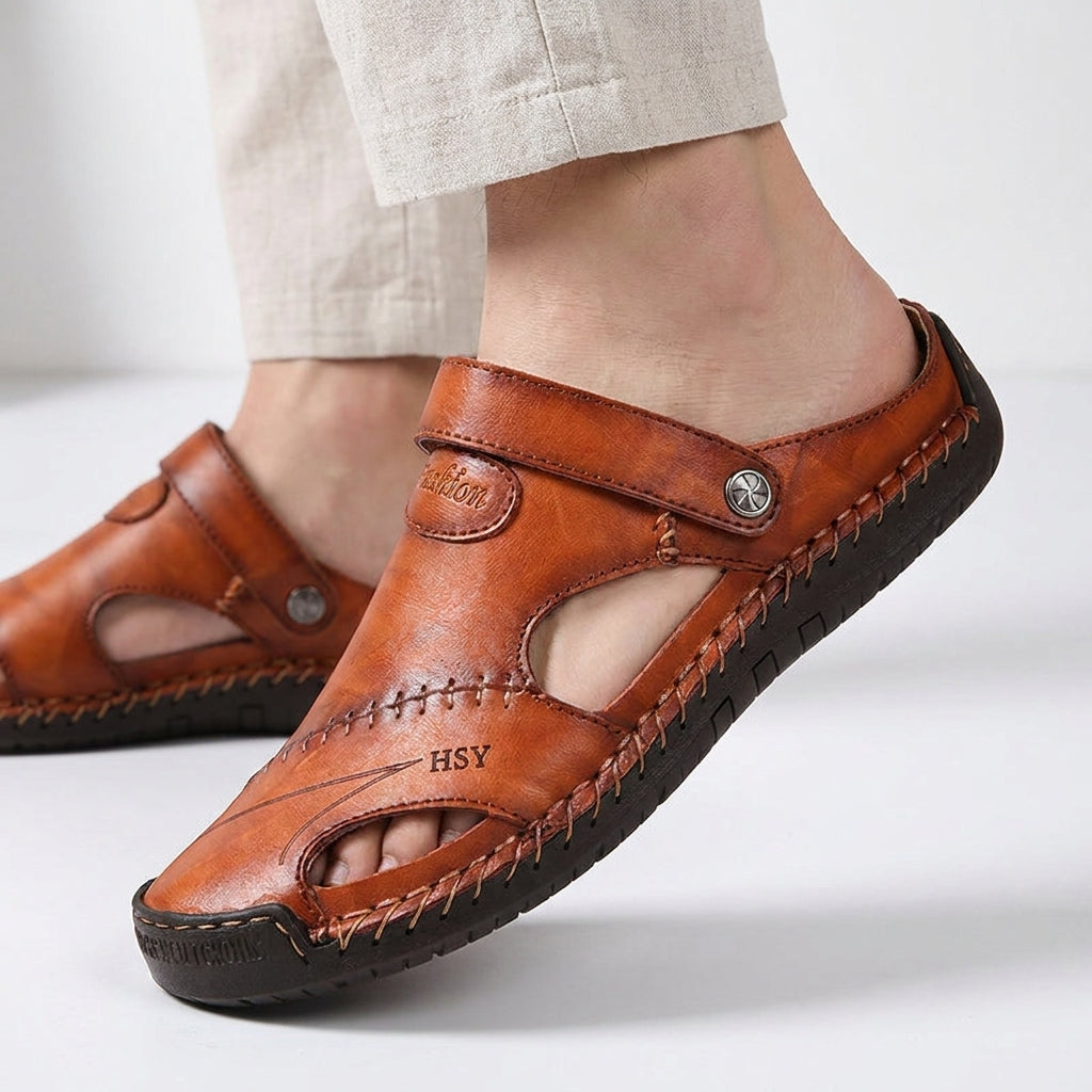 Montvero | Sandales Homme Cuir Confort Été