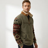 Montvero | Pull Polaire Homme Col Zippé Vintage