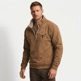 Montvero | Pull Polaire Homme Col Zippé Vintage